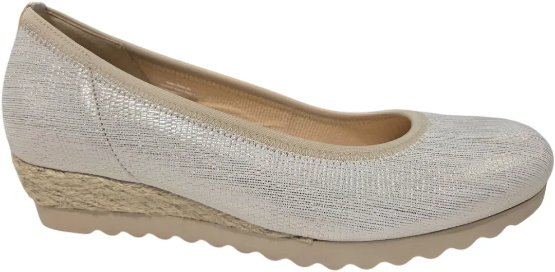 Gabor 82.641.80 Pumps Wit Leer Dames Sleehak
