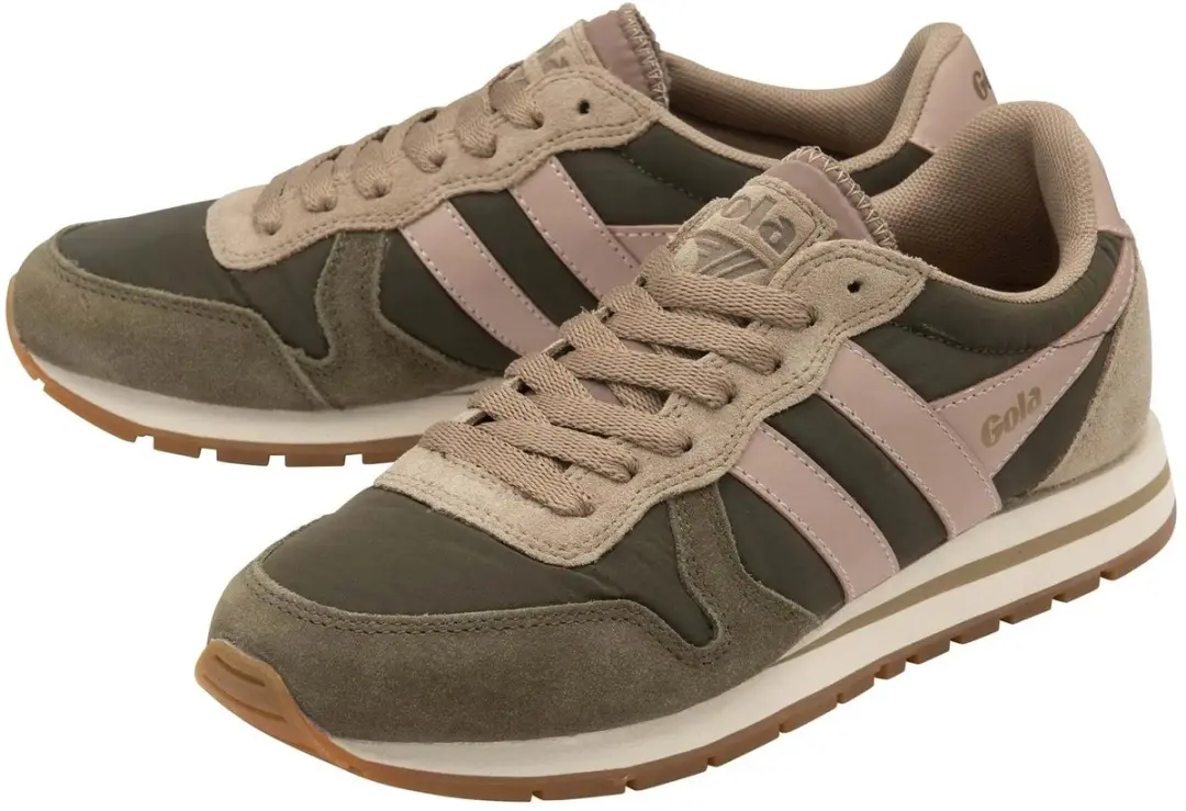 Gola CLB337NC Sneakers - 37 - Kaki/Cappuccino/Koraalroze