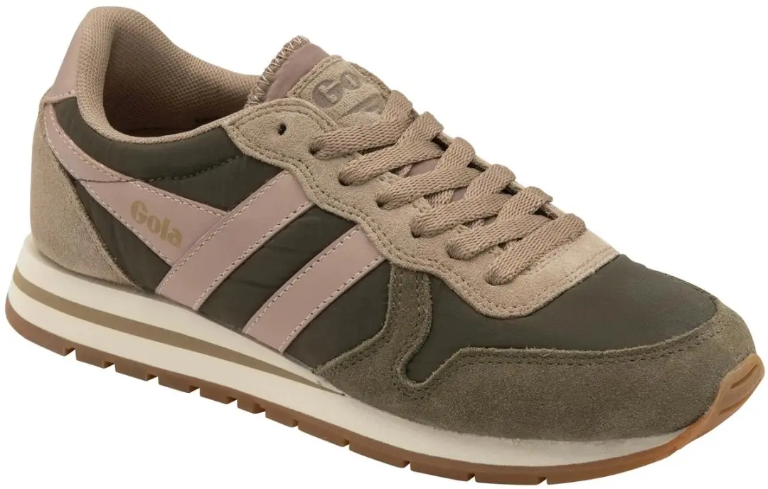 Gola CLB337NC Sneakers - 37 - Kaki/Cappuccino/Koraalroze