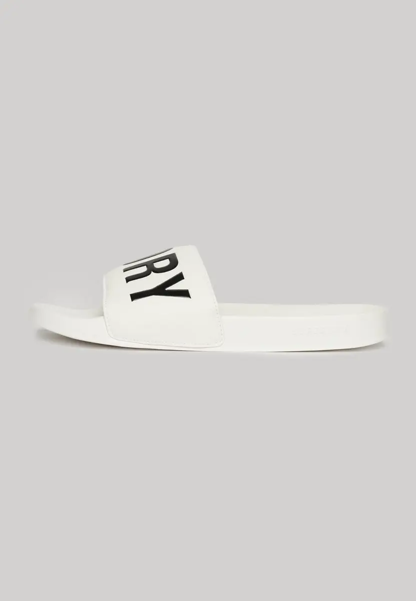 Superdry Vegan Core Badslippers Heren - Optic/Black - afbeelding 4 van 6