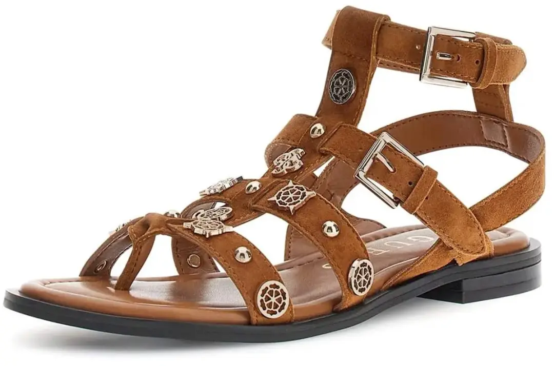 Guess Yazza2 Damessandalen - Bruin - Maat 40