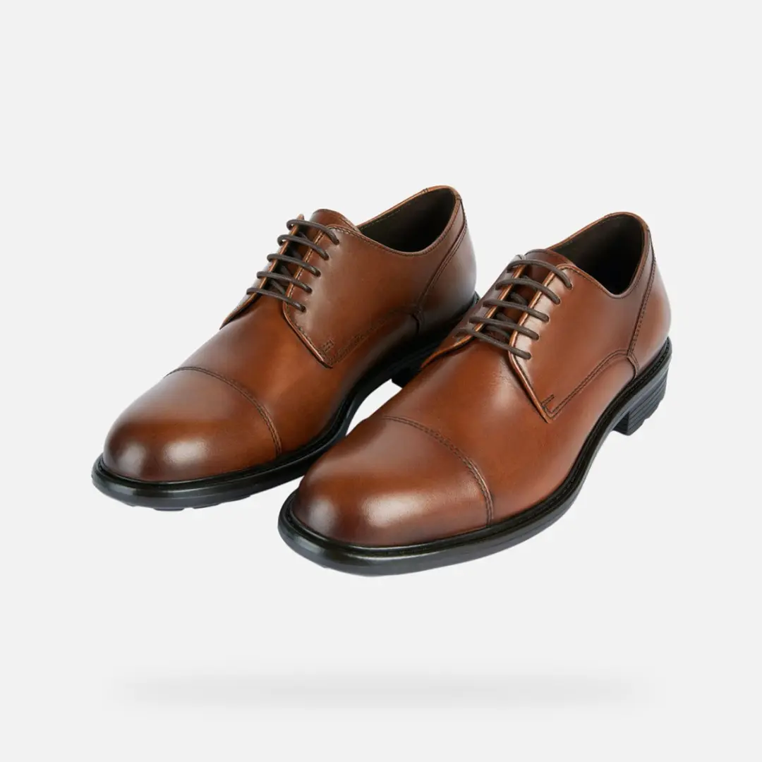 Geox Walk Pleasure Heren Cognac - Maat 43