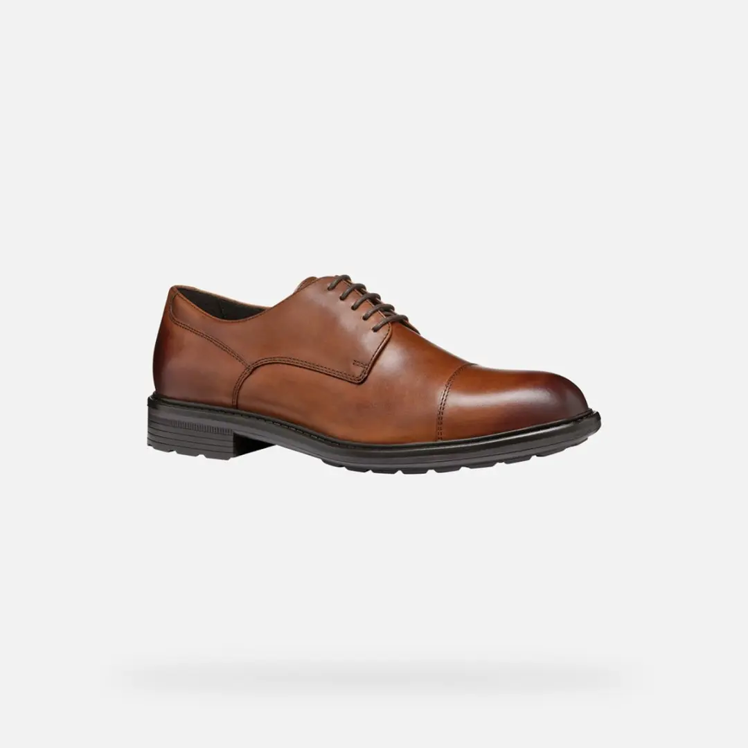 Geox Walk Pleasure Heren Cognac - Maat 43