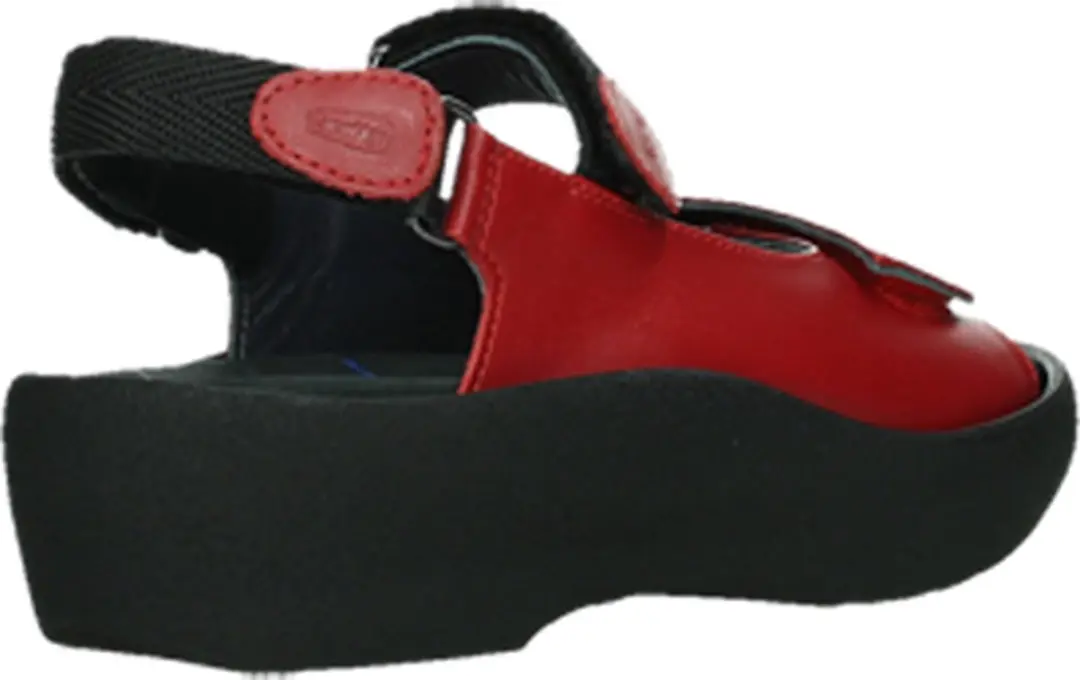 Wolky Sandalen Jewel 42 - Rood leer - afbeelding 5 van 6