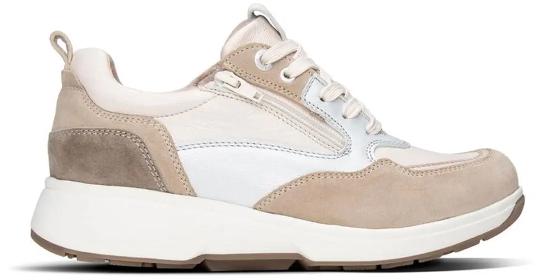 Xsensible Stretchwalker Grenoble Sneaker HX Taupe Combi - afbeelding 2 van 6