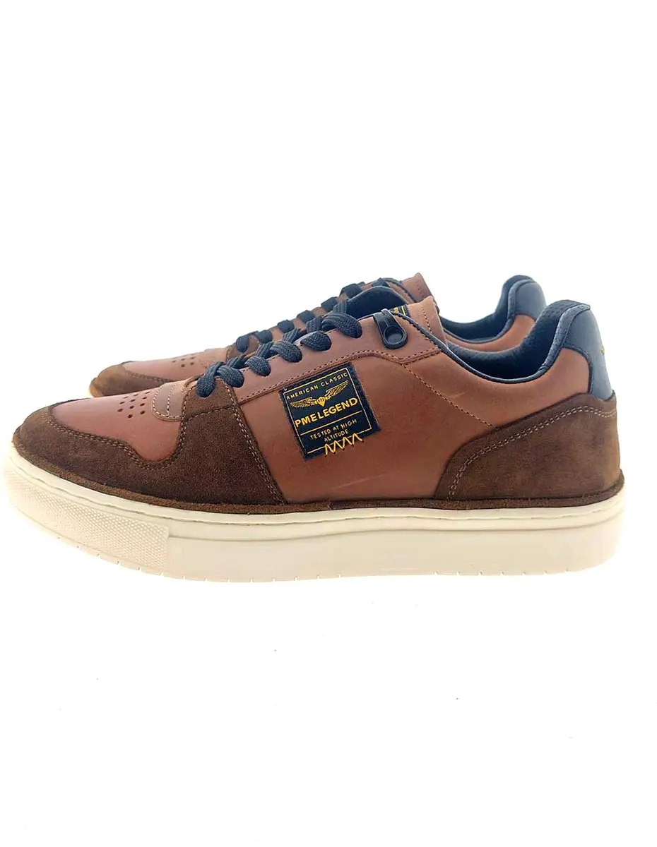 PME Legend Avizer Heren Sneakers - Bruin - Maat 45 - afbeelding 3 van 6