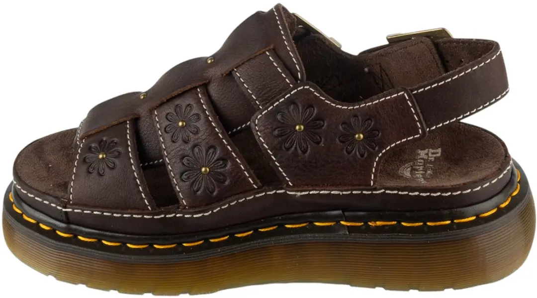 Dr. Martens Wrenlie Open Platform Sandalen 38 - Bruin - afbeelding 2 van 5