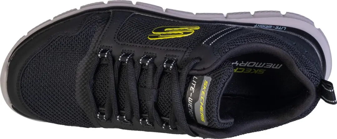 Skechers Track-Knockhill Sneakers 232001-BKLM - Zwart
