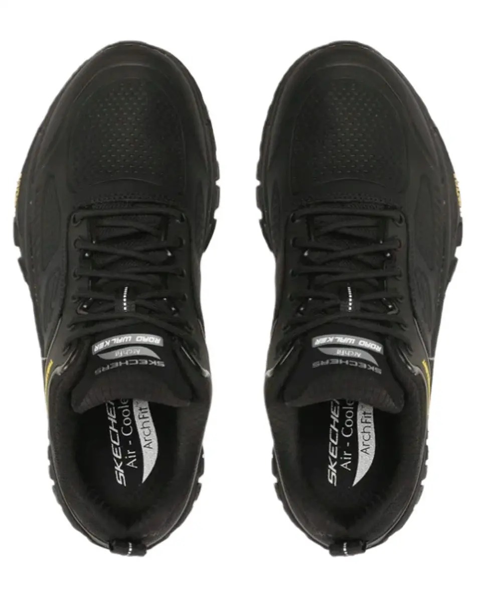 Skechers Arch Fit Road Walker Recon 237333-BBK - Heren Sneakers - Zwart - afbeelding 3 van 6