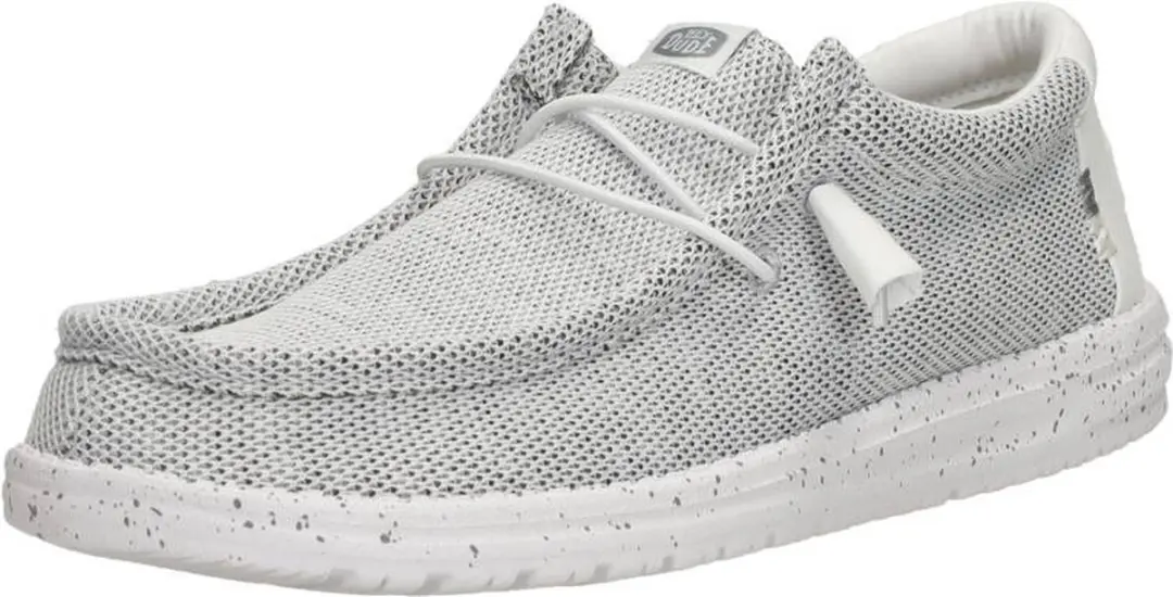 HEYDUDE Wally Sox Instappers grijs Canvas - Maat 44 - afbeelding 3 van 6