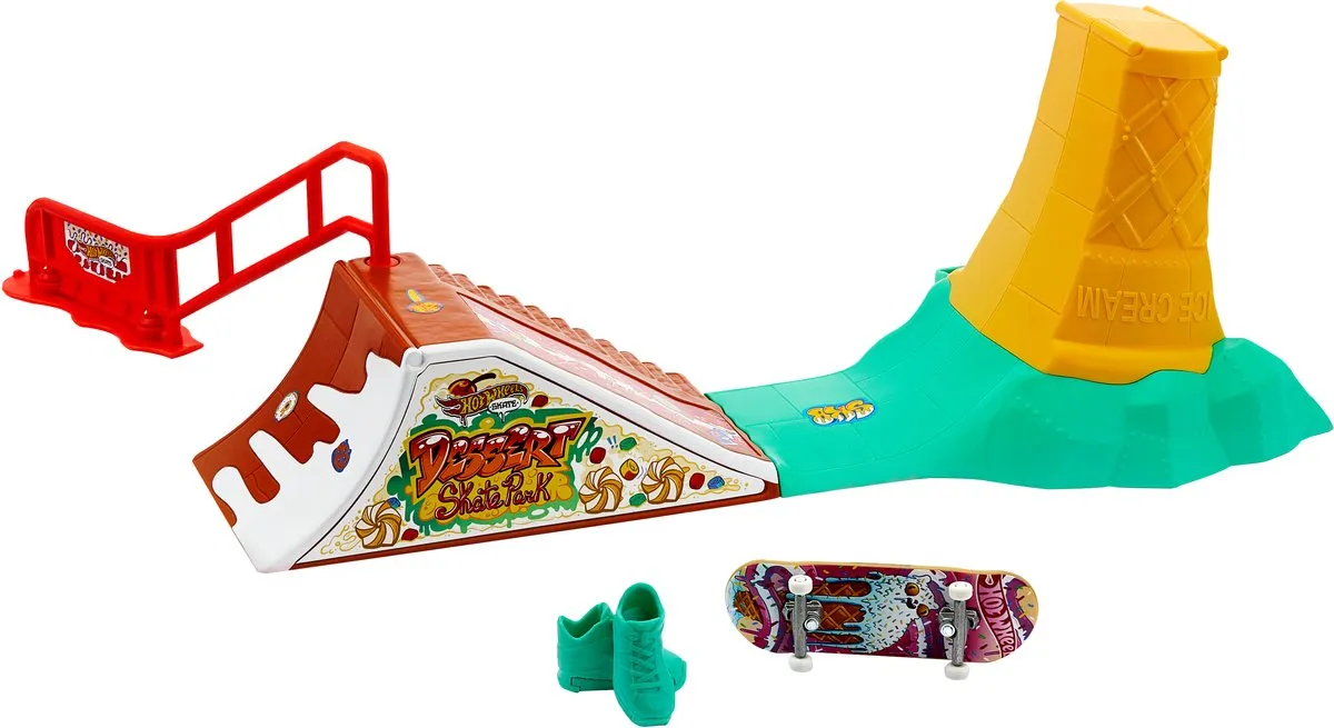 Hot Wheels Skate Drop In Skate Set HGT92 - Multikleur