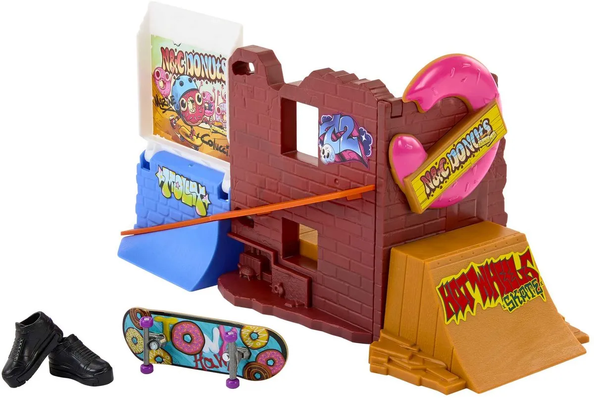 Hot Wheels Skate Drop In Skate Set HGT92 - Multikleur