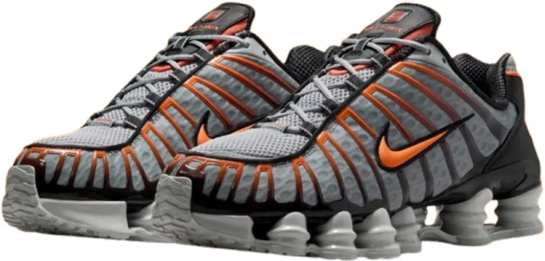 Nike Shox TL AV3595-011 - Maat 44 - Grijs/Oranje - afbeelding 2 van 5