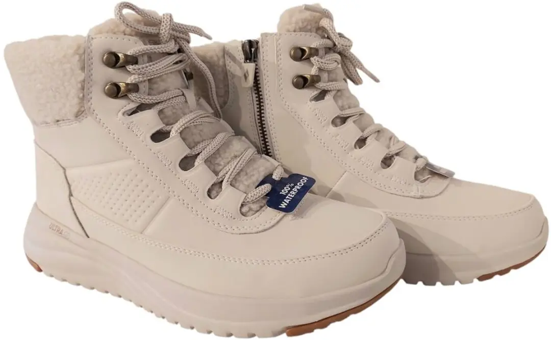 Skechers Veterboot Go Walk On The Go Stellar 144756 NAT Natuur Zand Waterproof