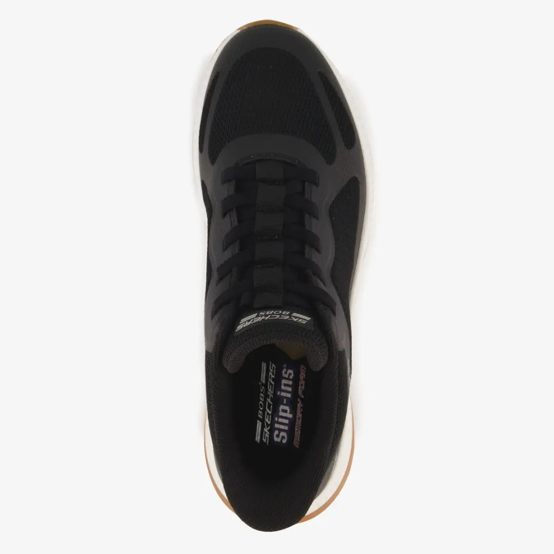 Skechers Slip-ins BOBS Sport Squad Chaos Heren Sneaker - Maat 44 - Zwart - afbeelding 3 van 6