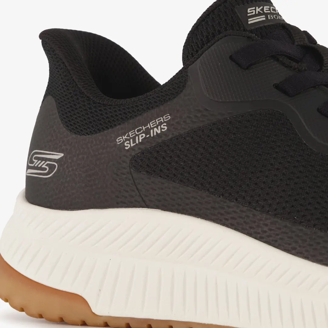 Skechers Slip-ins BOBS Sport Squad Chaos Heren Sneaker - Maat 44 - Zwart - afbeelding 6 van 6