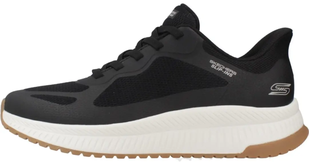 Skechers Slip-ins BOBS Sport Squad Chaos Heren Sneaker - Maat 44 - Zwart - afbeelding 2 van 6