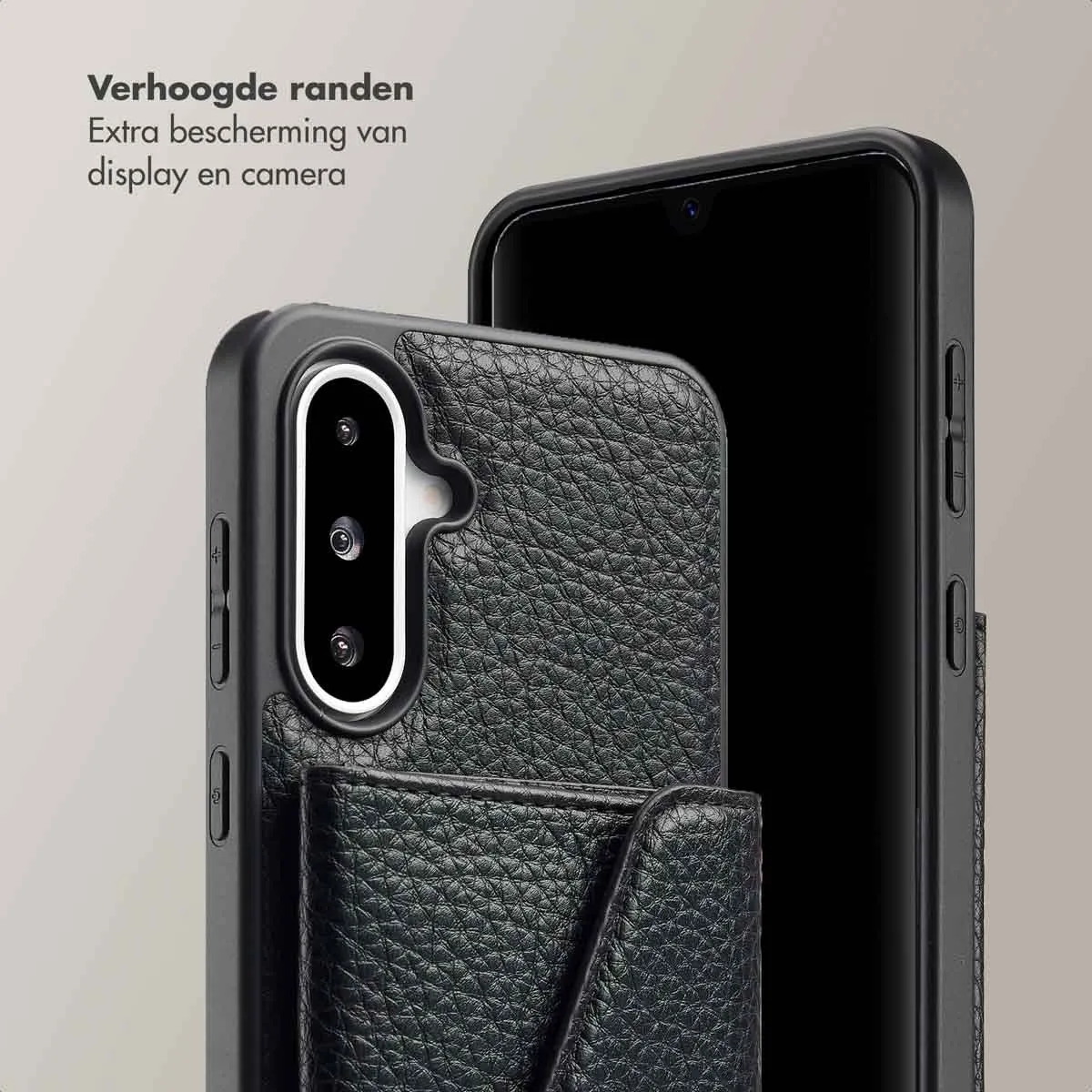 Selencia Koordhoes Samsung Galaxy A36/A56 - 2 Pasjes - Zwart