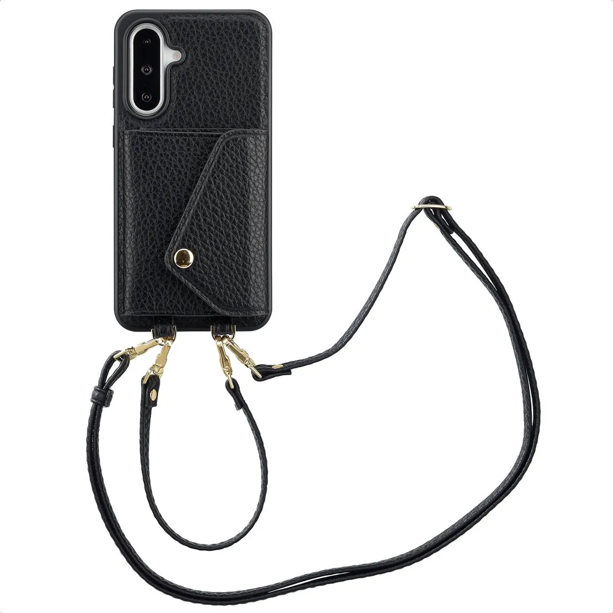 Selencia Koordhoes Samsung Galaxy A36/A56 - 2 Pasjes - Zwart
