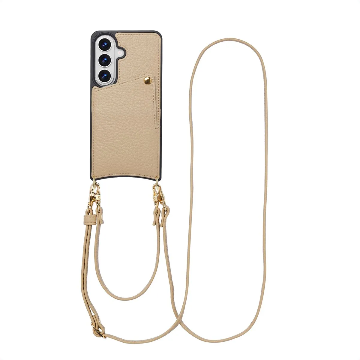 Selencia Hoesje Samsung Galaxy S26 Backcover Beige