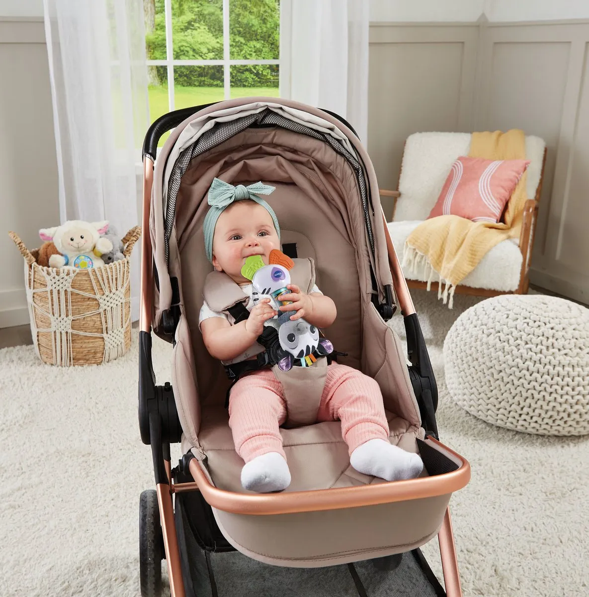 Vtech Baby Dierenvriendjes Rammelaar Zebra - Educatief Speelgoed Multicolor