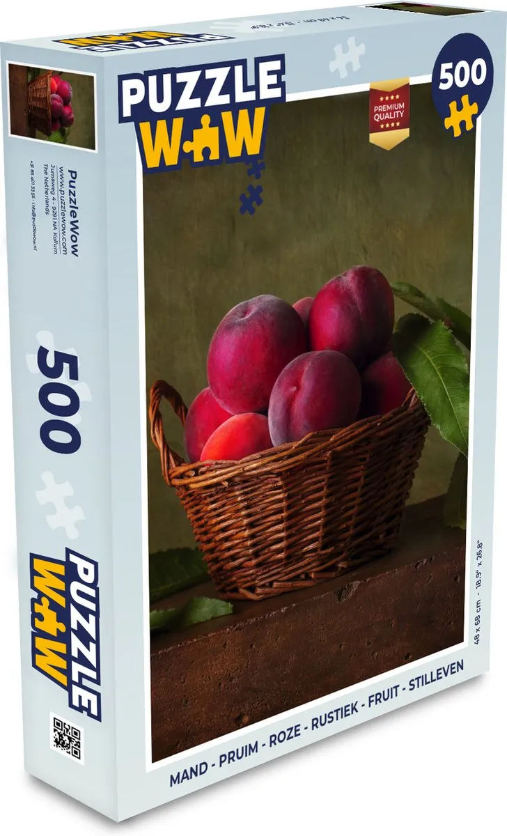 PuzzleWow Legpuzzel 500 Stuks - Multicolor