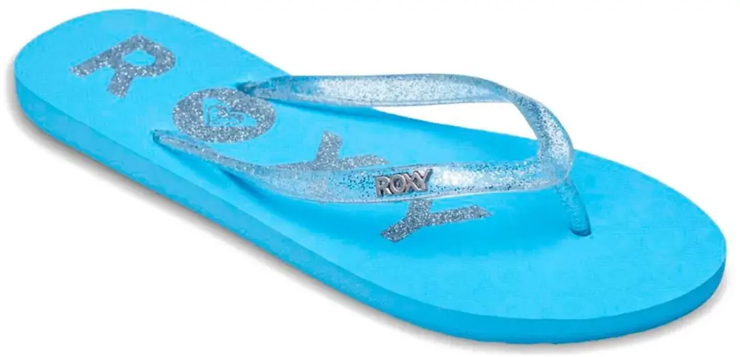 Roxy Viva Sparkle Teenslipper - Blauw - EU 38 - afbeelding 6 van 6
