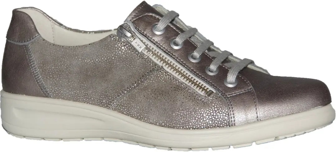 Solidus Heaven Veterschoenen 29001 Wijdte H - Zilver - Maat 41