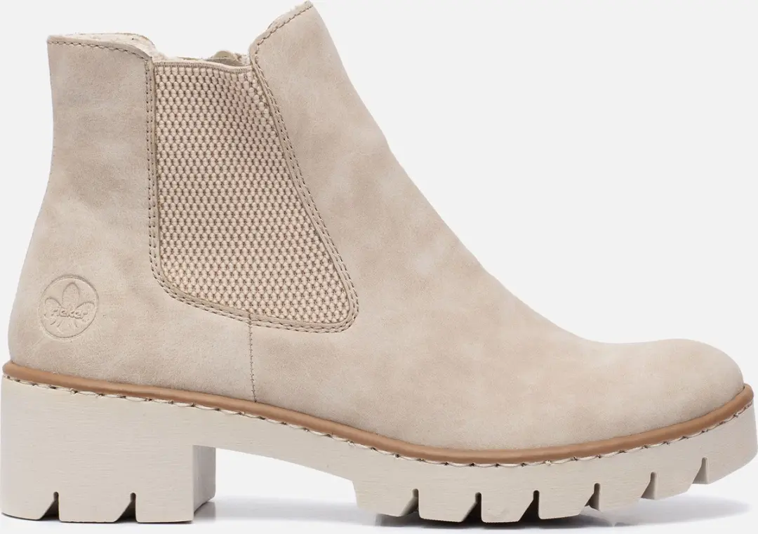 Rieker Chelsea boots beige Synthetisch 182202