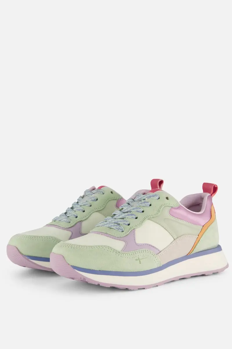 Tamaris Sneakers groen Synthetisch