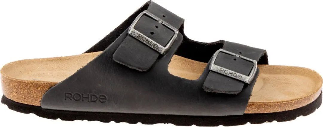 Rohde heren muiltjes GRADO pantoffels klompen 5925 blauw