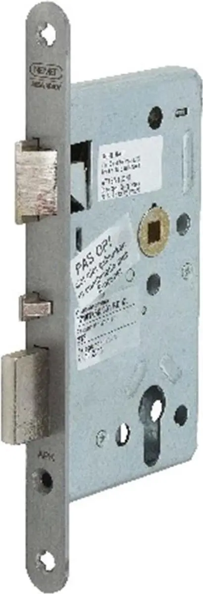 Nemef 699 Insteekslot Paniekslot RVS - 72mm Doorn 60mm - afbeelding 6 van 6