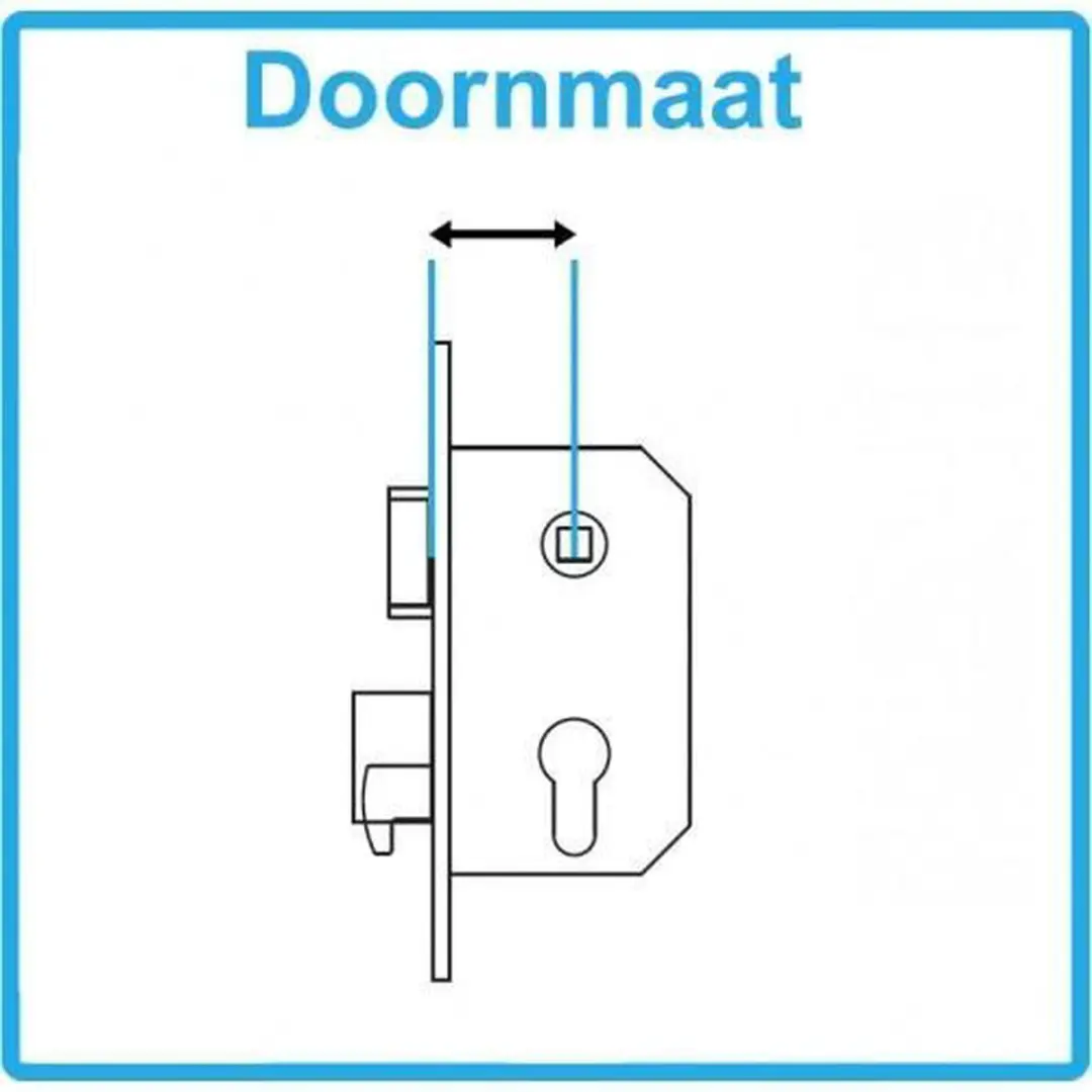 Nemef v/b Slot Type 644/66-KV-60 DIN Rechts - 72mm - Wit - afbeelding 4 van 6