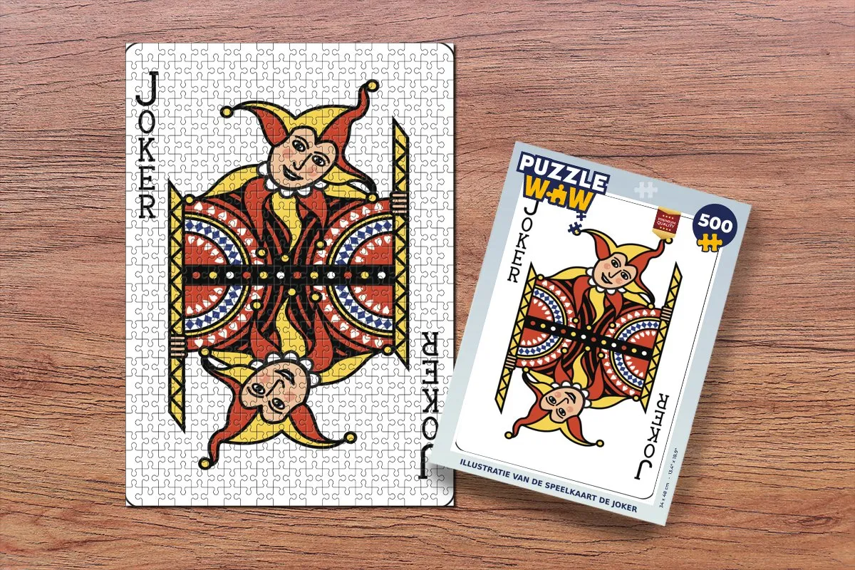 PuzzleWow Joker Legpuzzel 500 Stuks - Multicolor