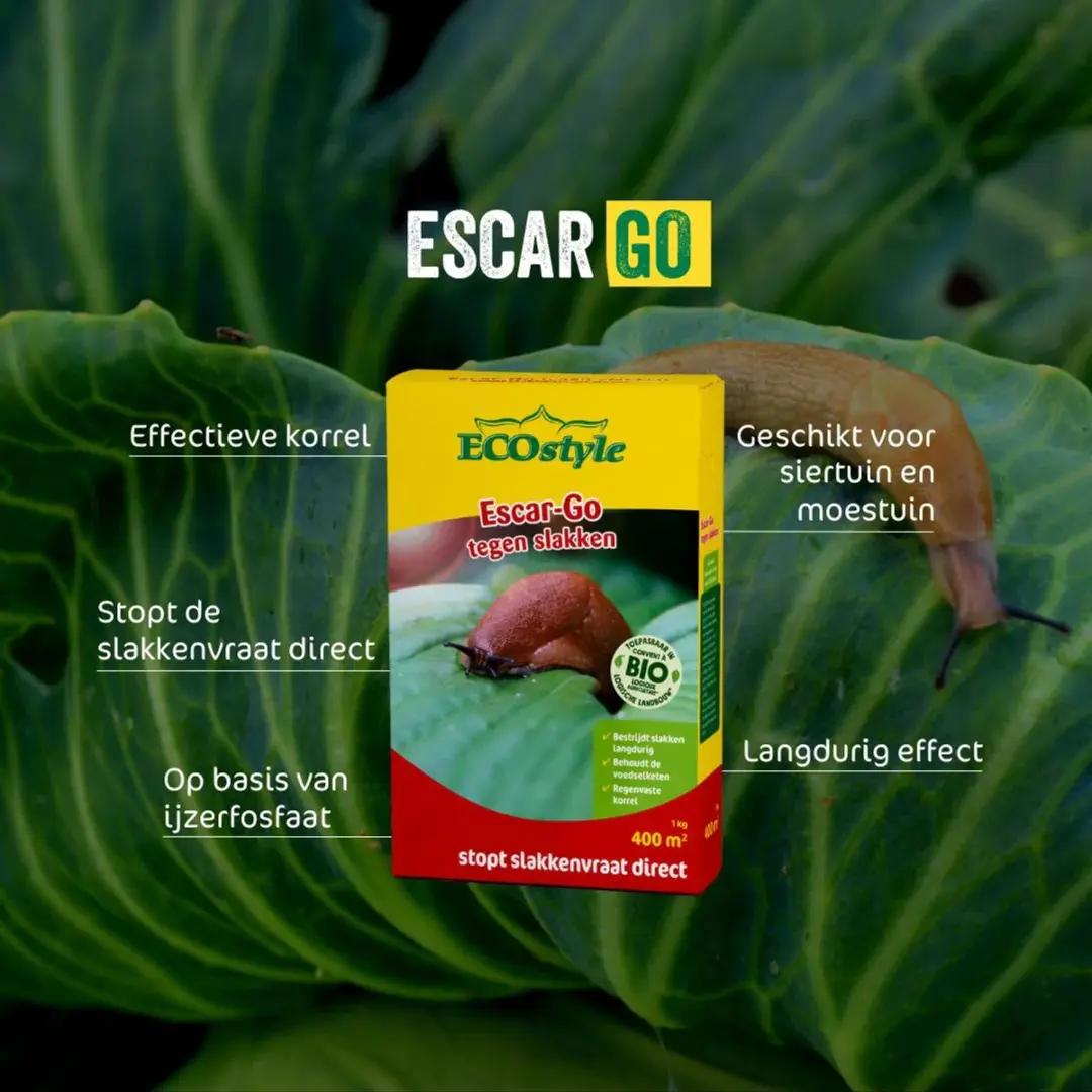 ECOstyle Escar-Go Slakkenkorrels 1kg - 400m² - afbeelding 5 van 6