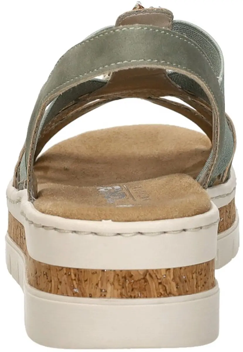 Rieker Sandalen F-Leest groen Synthetisch - Maat 37 - afbeelding 4 van 6