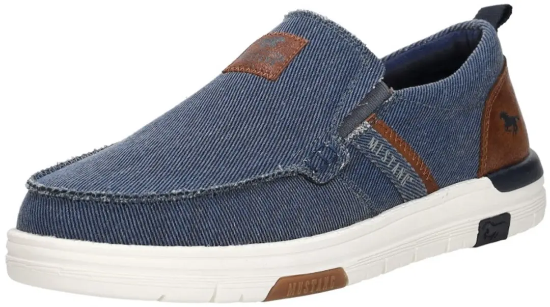 Mustang Sneakers Laag Sportief - blauw - Maat 40 - afbeelding 3 van 6