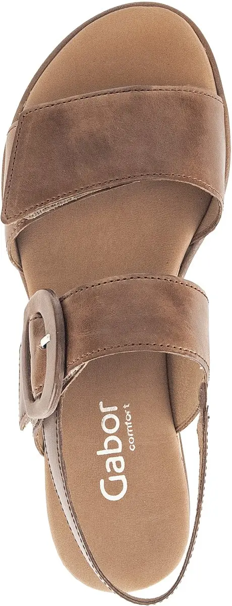 Gabor Dames Sandalen 40.5 - Bruin - afbeelding 3 van 6