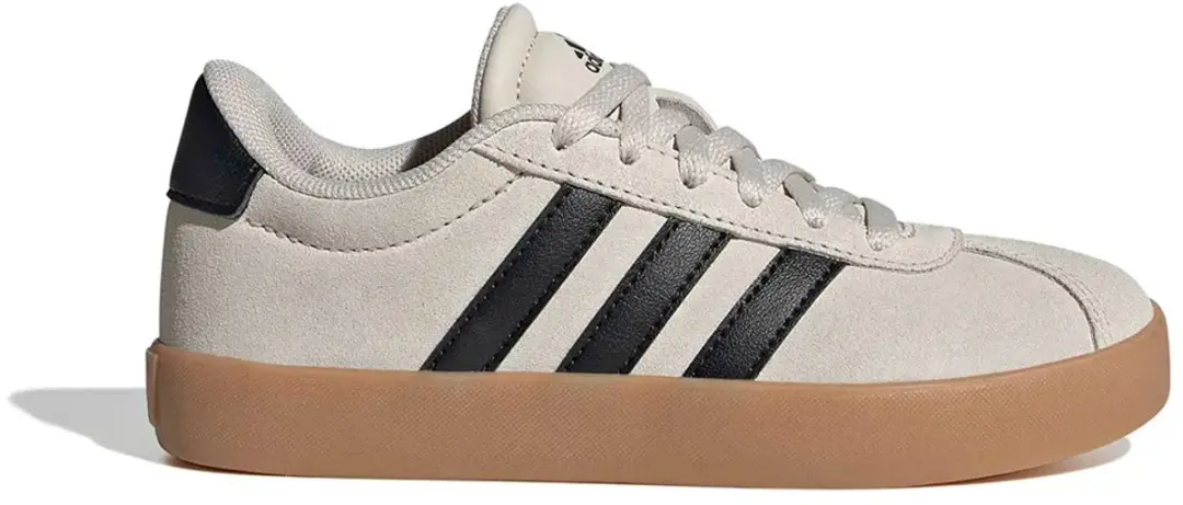 Adidas VL Court 3.0 Sneakers Junior 31 - Lichtgrijs/Zwart - afbeelding 2 van 6