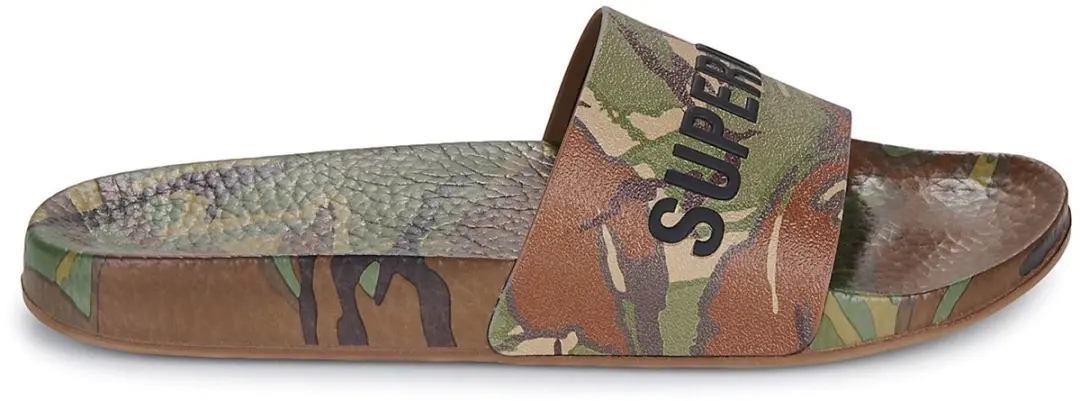 Superdry Camo Print Badslippers Heren