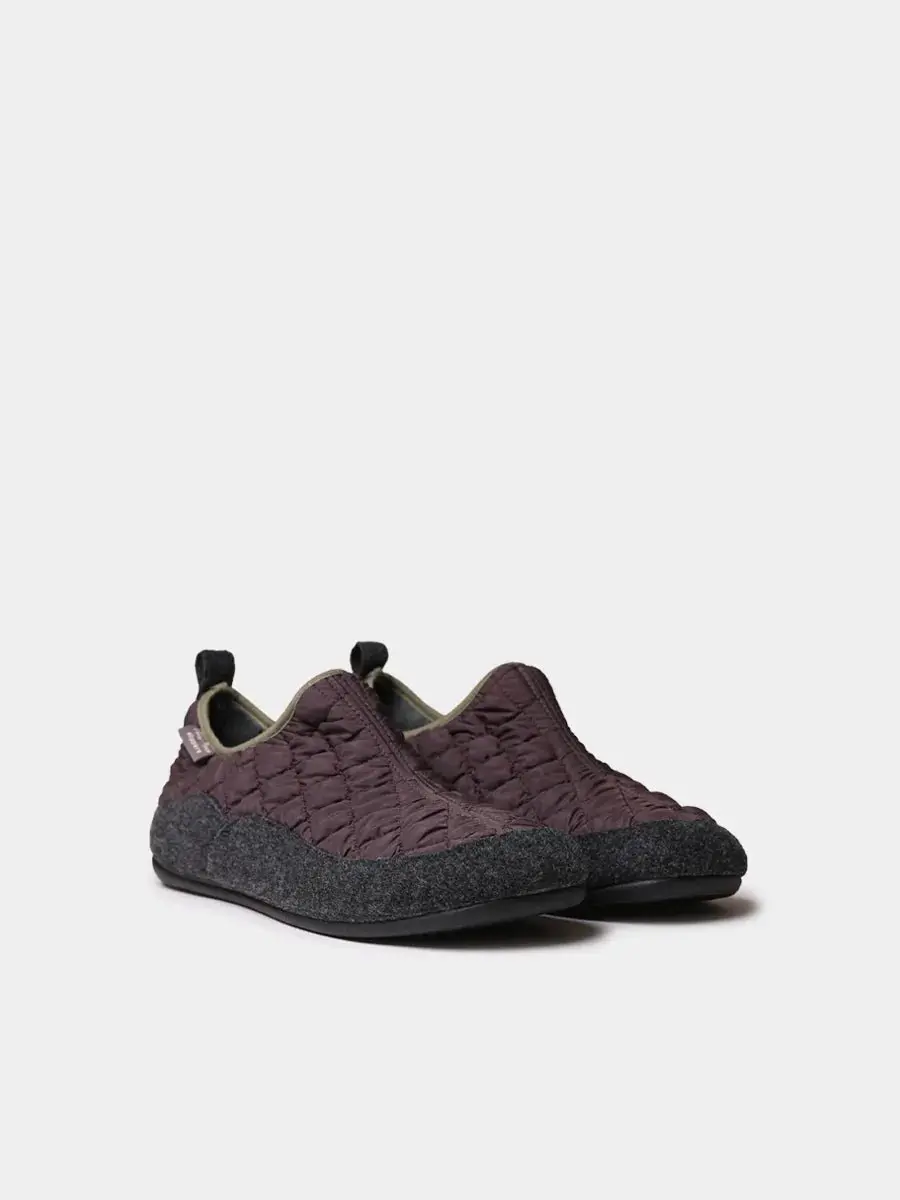 Herenslipper van gerecycled vilt