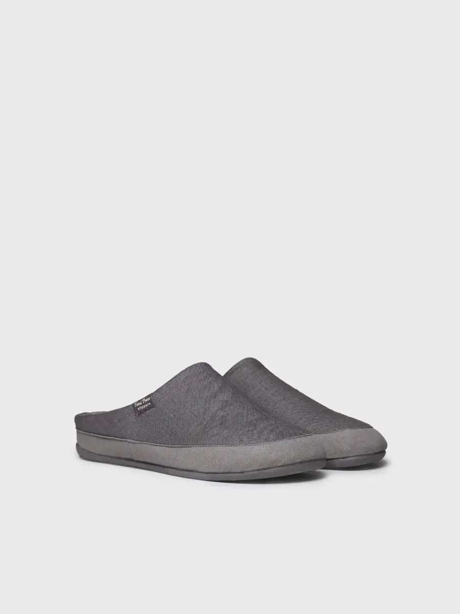 Heren pantoffel in klompstijl