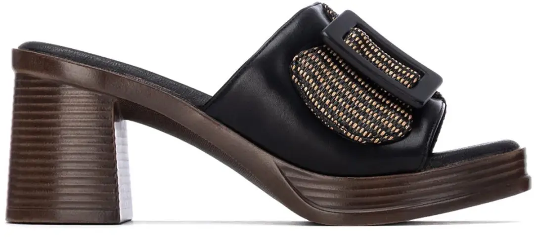 Refresh 175028 Hakken Sandalen Zwart EU 36 Vrouw