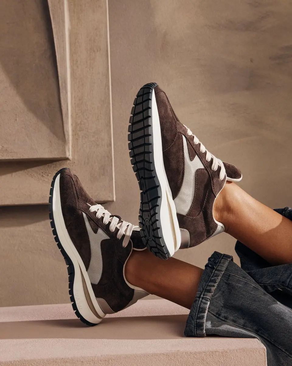 VIA VAI Usher Riggs Sneakers - Bruin - Maat 40