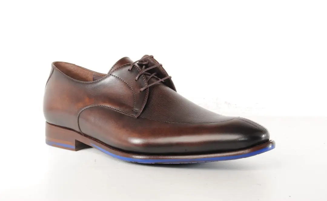 Floris van Bommel De Stapper Veterschoen - Leder Bruin - afbeelding 5 van 6