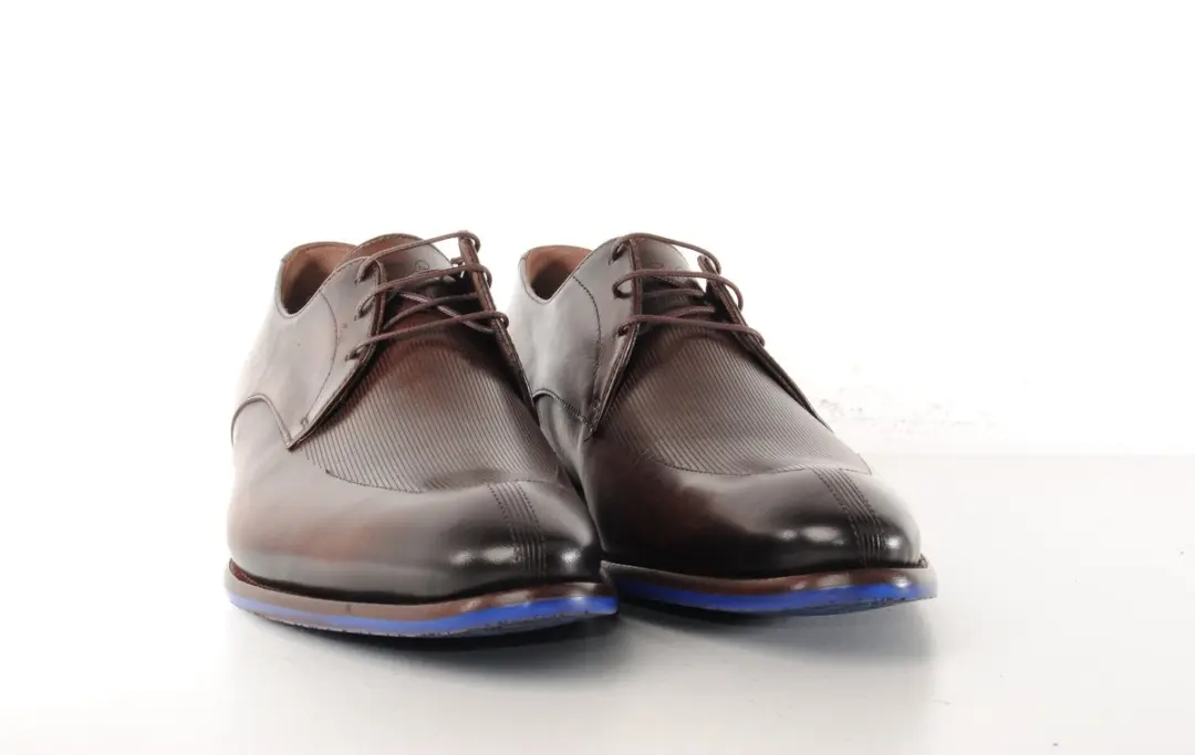 Floris van Bommel De Stapper Veterschoen - Leder Bruin - afbeelding 2 van 6