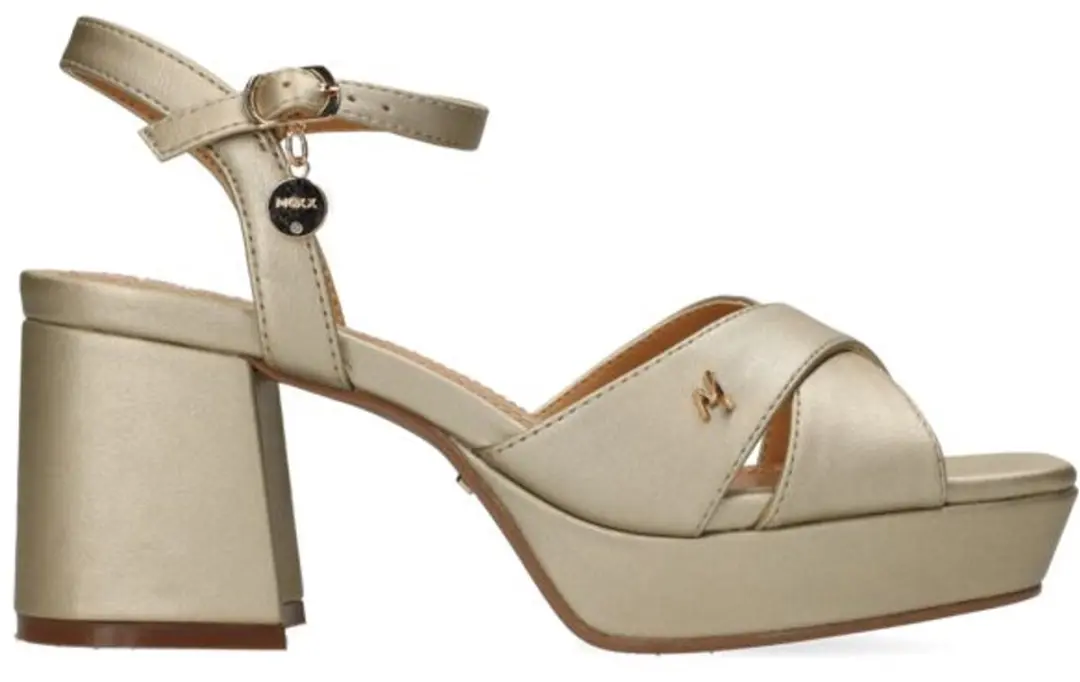Mexx NALINA NICKY Heeled sandal Dames Sneaker-Goud