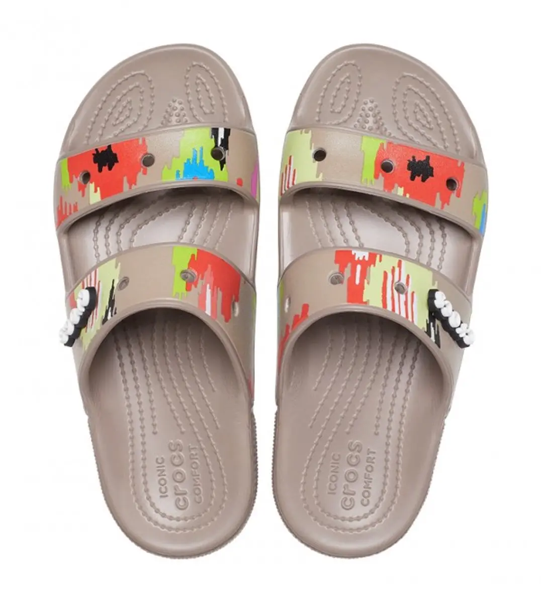 Crocs Classic Ikat Sandalen Bruin/Multi Maat 45/46 US M11