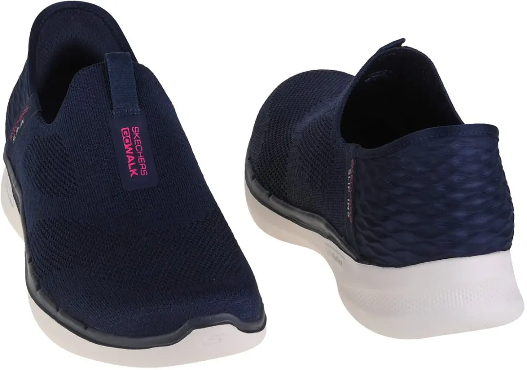 Skechers GO WALK 6 Slip-Ins 124569-NVY Sneakers - Marineblauw