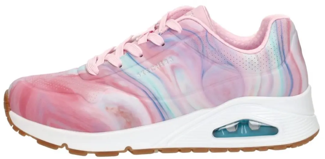 Skechers Uno Gen1 Marble Sweetheart Meisjes Sneakers - afbeelding 2 van 6